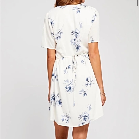 Gentle Fawn Rafaela Briar Rose cream wrap dress - xs - Picture 3 of 7